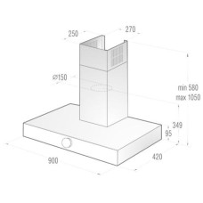 Каминная вытяжка Gorenje Simplicity DT 9 SY2B