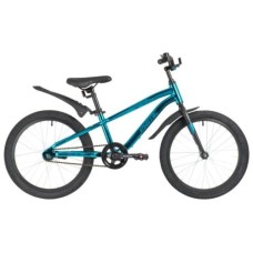 Подростковый горный (MTB) велосипед Novatrack Prime 20 Al (2020) металлик