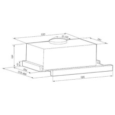 Встраиваемая вытяжка GRAUDE DHF 60.0 W