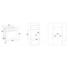 Газовый духовой шкаф Simfer B6GB12011