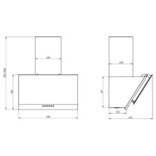 Каминная вытяжка ELIKOR Kitchen RX6754X5