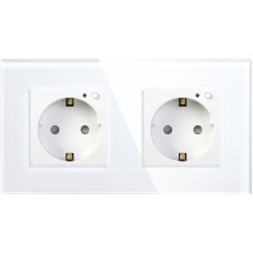 HIPER Smart wall socket Duo IoT Outlet W02 Duo встраиваемая White