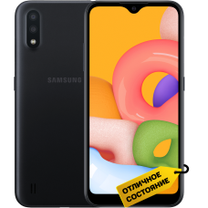 Samsung A015 Galaxy A01 2/16Gb Black «Отличное состояние»